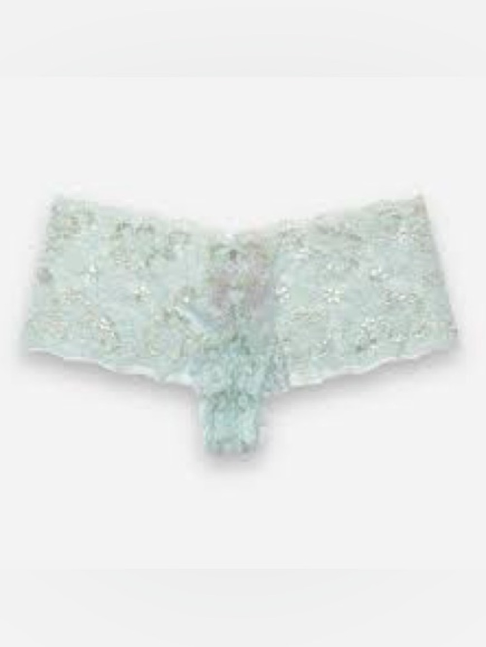 ‼️NWT‼️Victorias Secret Body By Victoria Lace Boyshort Panty in Light Aqua Large